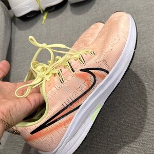 Nike Women's Peach and Lime Athletic Shoes